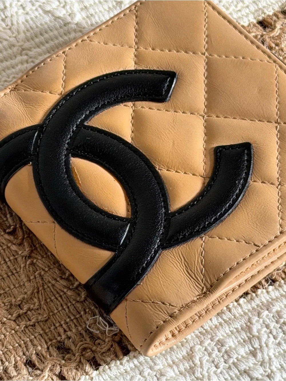 Vintage 2004 Chanel Quilted Lambskin Cambon Wallet